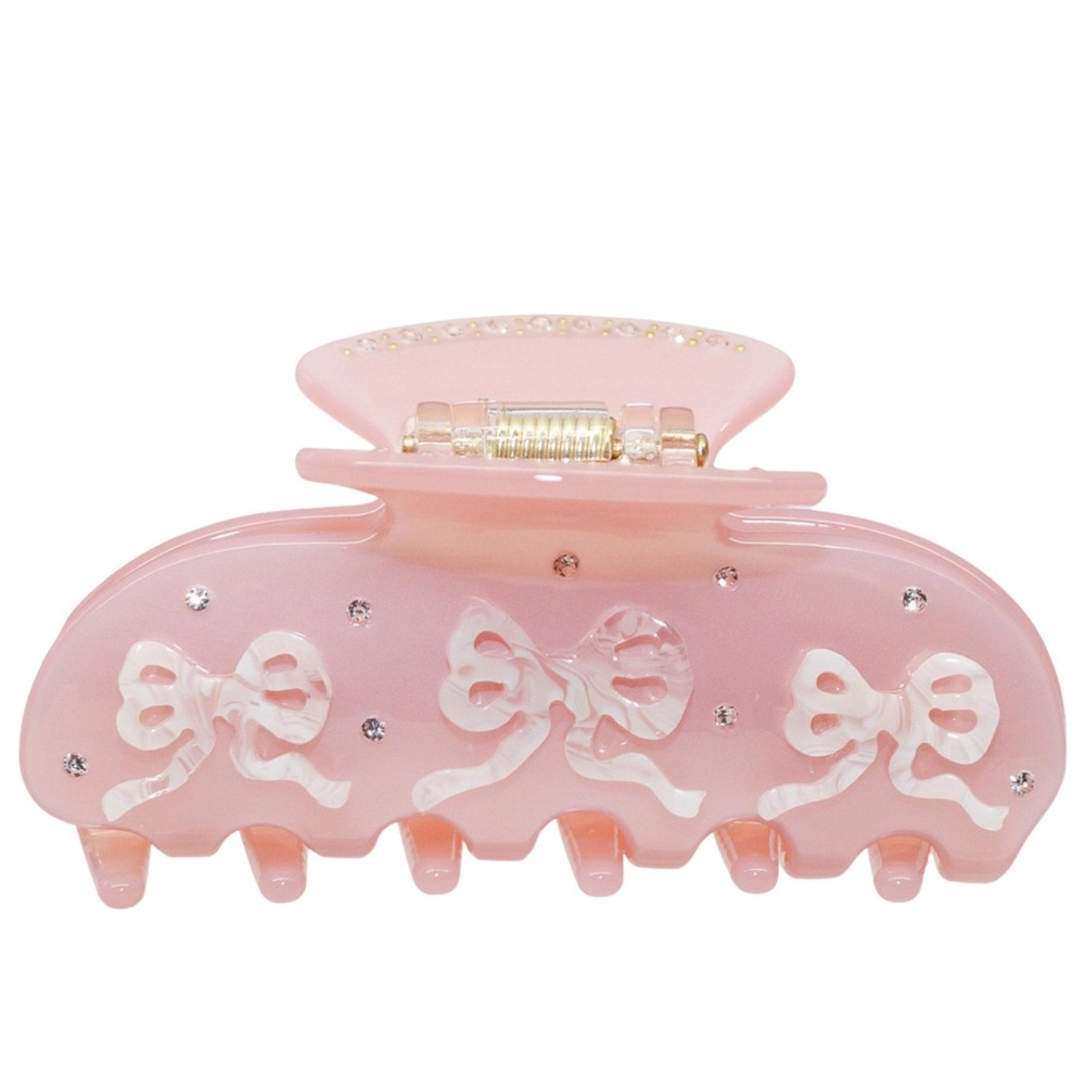 NWT Emi Jay Sweetheart Hair Claw Clip in Pink Pixie